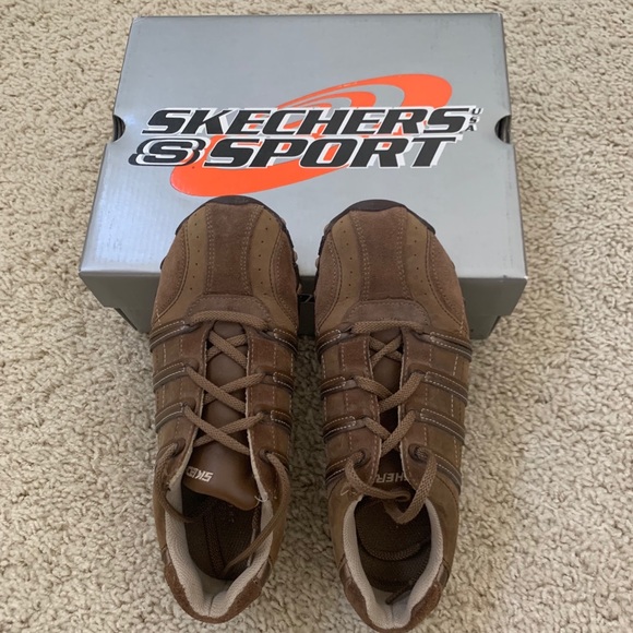 women's brown skechers